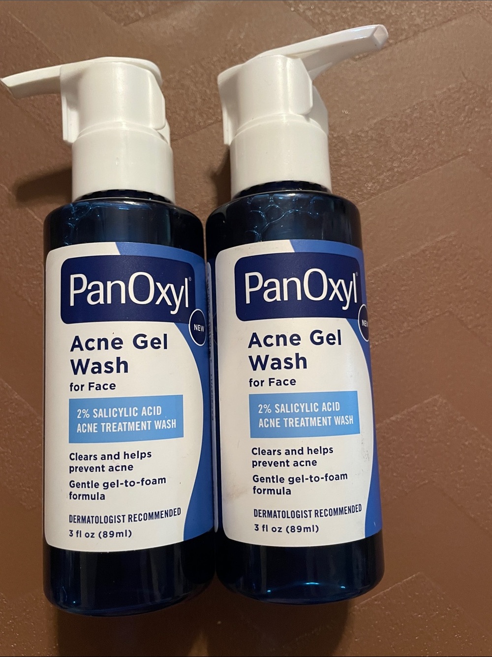 PanOxyl Acne Gel Wash for Face - 2pk Bundle